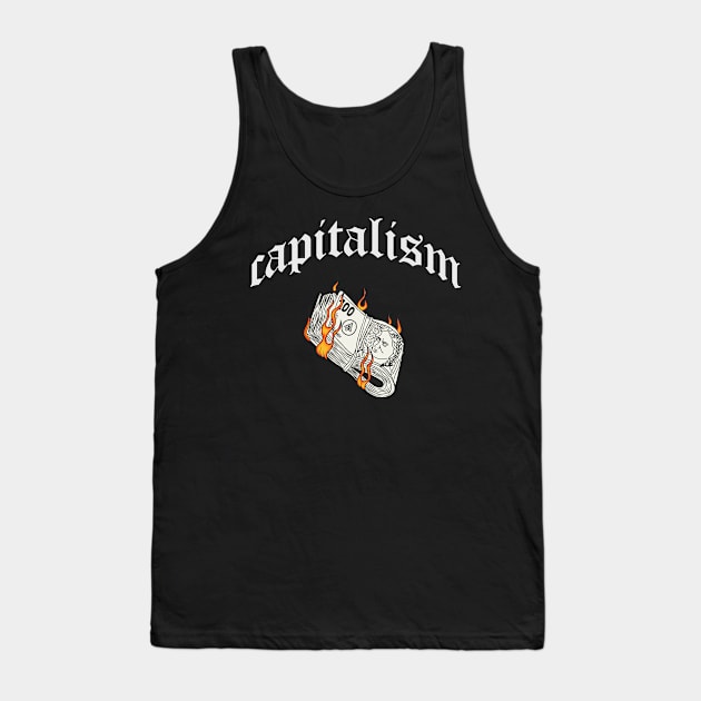 CAPITALISM Tank Top by Vixie Hattori